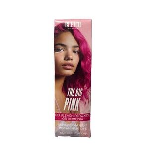 Bleach London BIG PINK Semi-Permanent Vegan Hair Dye PETA Approved READ DESCRIPT